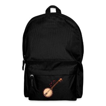Chemises Banjo Pour Hommes Bluegrass Appalachia Folk - Sac à dos - noir - Devant