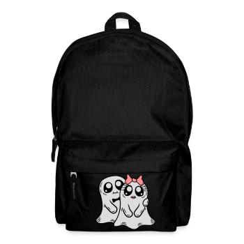 Couple Ghosts Man Woman - Backpack - black - Front