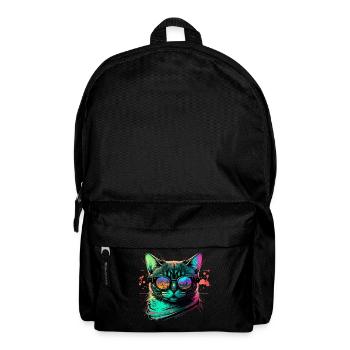 Chat rave - Sac à dos - noir - Devant