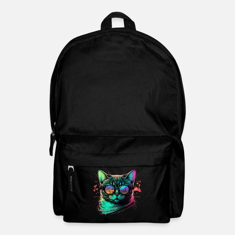 Rave Katze - Rucksack - Schwarz