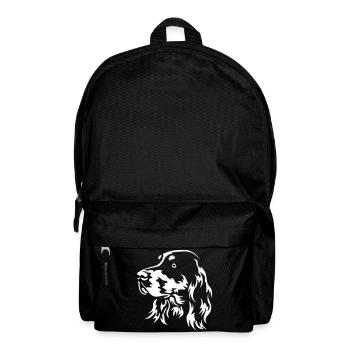 Gordon Setter Head "Black Edition" - Backpack - black - Front