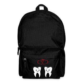 Dents amoureuses - Sac à dos - noir - Devant