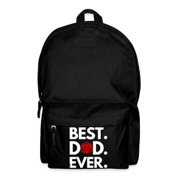 Dragons Bester Vater aller Zeiten D20 - Bester - Rucksack - Schwarz - Vorne