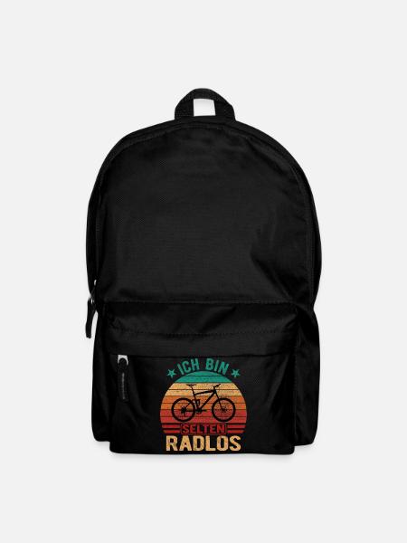 Selten Radlos Fahrrad Radsport Fahrradfahrer Bike - Rucksack - Schwarz