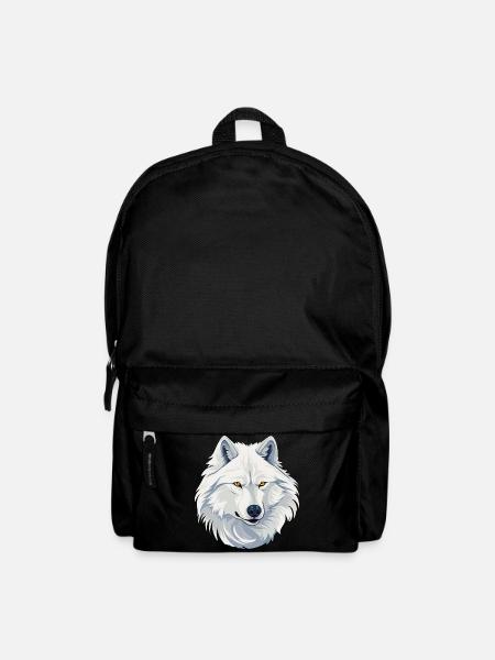 Loup Blanc - Sac à dos - noir