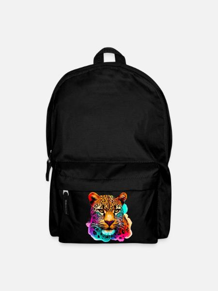 Leopard - Rucksack - Schwarz