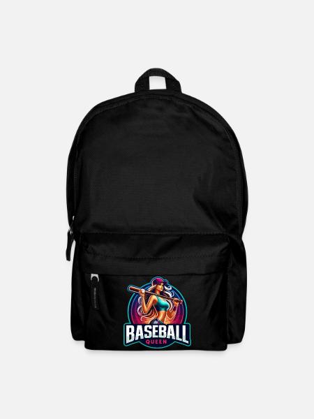 Conception d’athlète féminine Baseball Queen - Sac à dos - noir