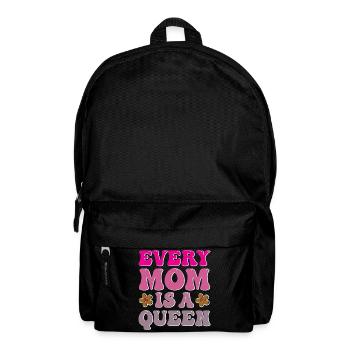 Every Mom is a Queen - Backpack - black - Front