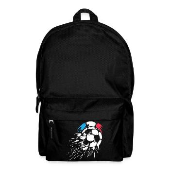 Fußball Frankreich Team Ball Explosion Symbol Logo - Rucksack - Schwarz - Vorne