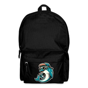 Dolphin Graffiti Sprayer Spray Can - Backpack - black - Front