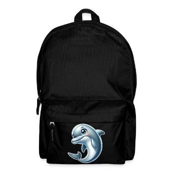 Delfin - Rucksack - Schwarz - Vorne
