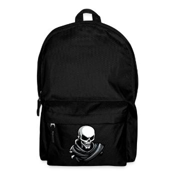 Skull Halloween Comic - Rucksack - Schwarz - Vorne