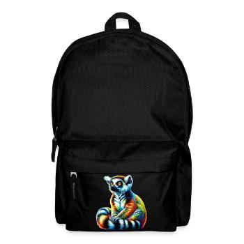 Lémurien - Sac à dos - noir - Devant