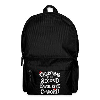 Zweitliebstes C-Wort - Rucksack - Schwarz - Vorne