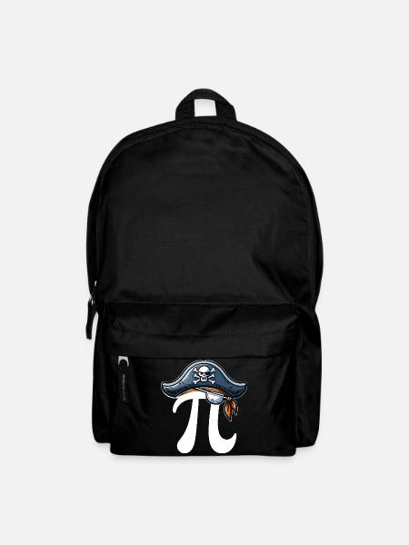 Piraten Pi Day Pirat Motiv Mathematikfans Lehrer - Rucksack - Schwarz