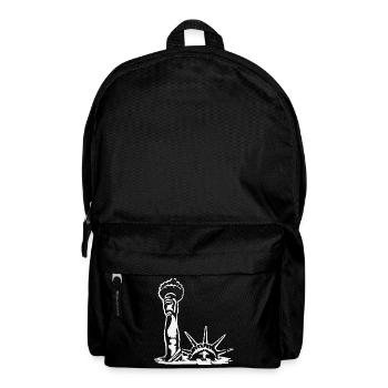 La Statue de la Liberté se noie - Sac à dos - noir - Devant