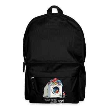 Thanks for the laundry, mom ! - Backpack - black - Front