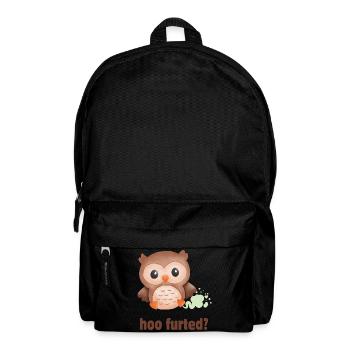 Hoo Furted Owl Pun - Backpack - black - Front