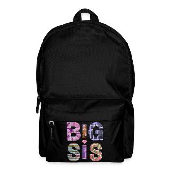 BIG SIS II- Sister - Große Schwester - Partnerlook - Rucksack - Schwarz - Vorne