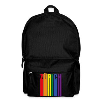 Zurich Rainbow Pride LGBT - Backpack - black - Front
