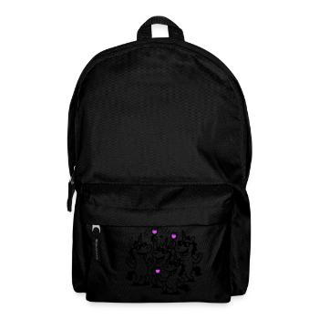 Einhorn Team Lustig Party - Rucksack - Schwarz - Vorne