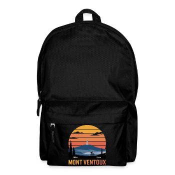 Mont Ventoux Iconic Cycling Print - Backpack - black - Front