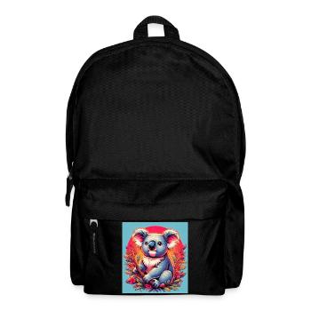 Koala - Rucksack - Schwarz - Vorne