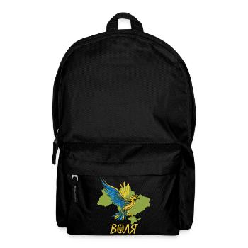 Volya Phoenix over Ukraine Map - Backpack - black - Front
