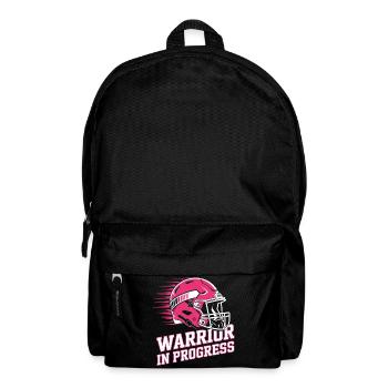 Breast Cancer Awareness Warrior In Progress - Backpack - black - Front