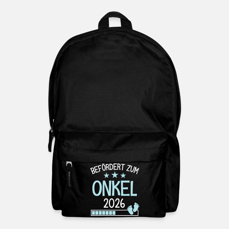 Befördert Onkel 2026 Geschenk für neuer Onkel - Rucksack - Schwarz