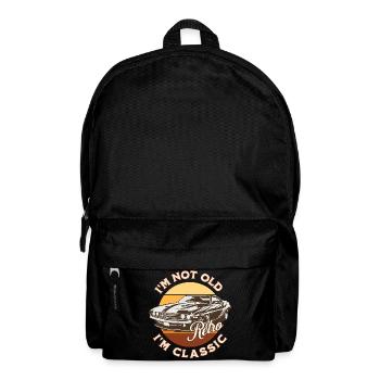 Je ne suis pas vieux, je suis classique - Sac à dos - noir - Devant