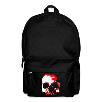 Red Skull Contrast - Backpack - black - Front