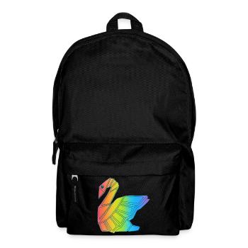Rainbow Swan - Backpack - black - Front