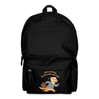 Four o'clock closing time Ferret, finally closing time - Backpack - black - Front