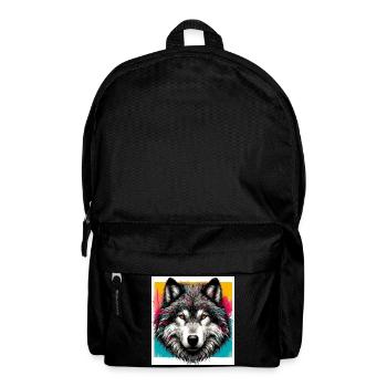 Loup - Sac à dos - noir - Devant
