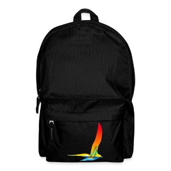 L'oiseau et le voilier - Sac à dos - noir - Devant