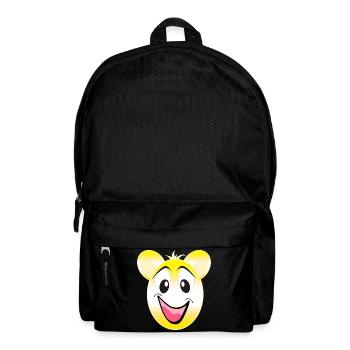 Happy Yellow Smiling Bear - Backpack - black - Front