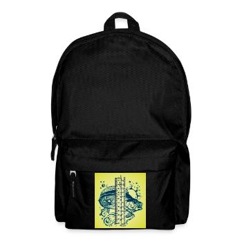 Fischmesser Art Gelb - Rucksack - Schwarz - Vorne