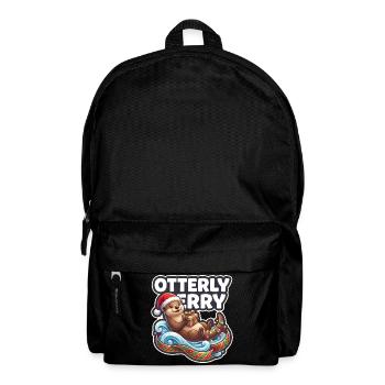 Otterly Merry Weihnachtsotter - Rucksack - Schwarz - Vorne