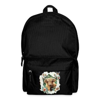 Highland cattle - Backpack - black - Front
