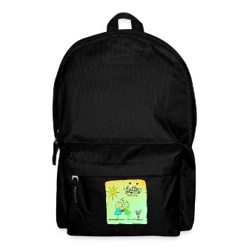 Better together Drawing - Backpack - black - Front