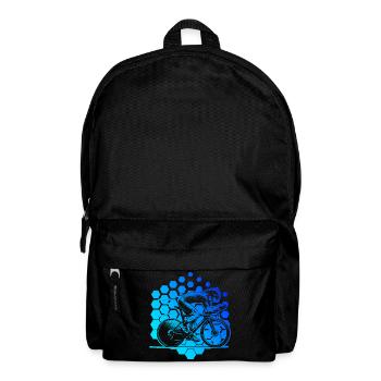 Motif classique du vélo de route - Sac à dos - noir - Devant
