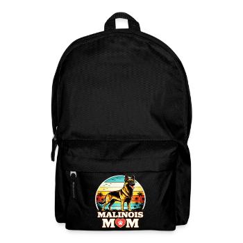 Maman malinoise - Sac à dos - noir - Devant