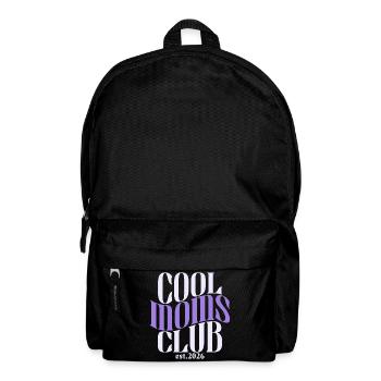 Cool Moms Club - Mama Muttertag Geburt Geschenk - Rucksack - Schwarz - Vorne