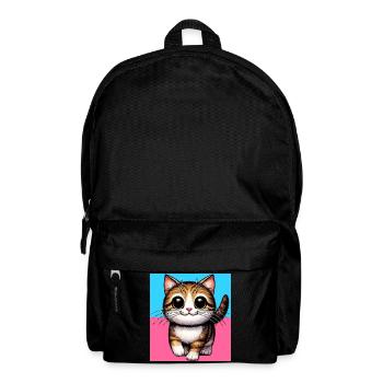 cat - Backpack - black - Front