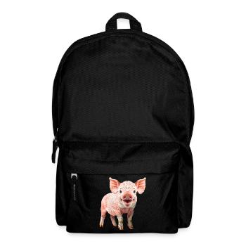 Ferkel - Rucksack - Schwarz - Vorne
