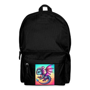 dragon - Sac à dos - noir - Devant
