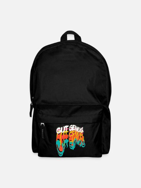 Buntes Graffiti Statement - Rucksack - Schwarz