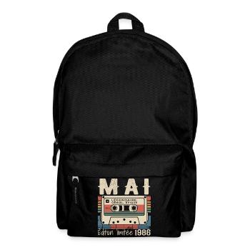 Mai 1986 - Sac à dos - noir - Devant