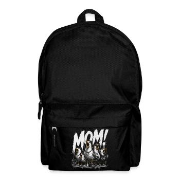Maman ! Goélands Rigolos Style Streetwear - Sac à dos - noir - Devant